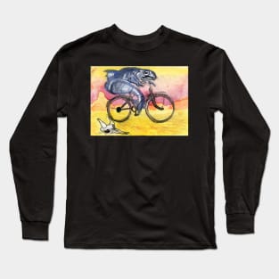 A Woman Needs a Man Like a Fish need a Bicycle Long Sleeve T-Shirt